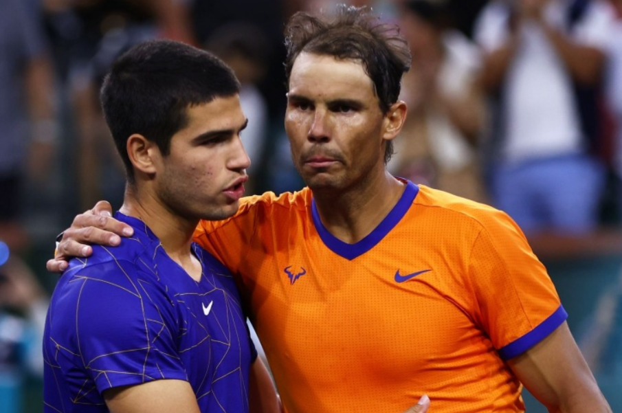 O tênis está em boas mãos. Rafael Nadal sobre Jannik Sinner e Carlos Alcaraz